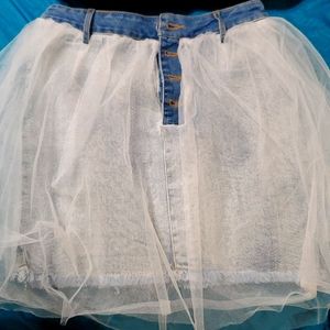 Denim skirt